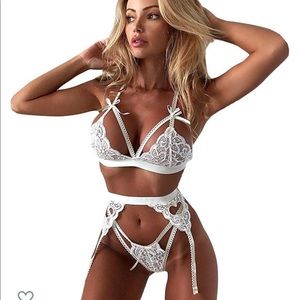 White Bra and panty set from amazon